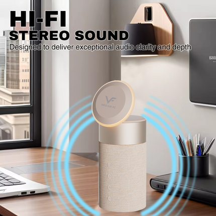 Vinnfier Neo Air 9C Portable Bluetooth Speaker Magnetic Wireless Quick Charge LED Night Light