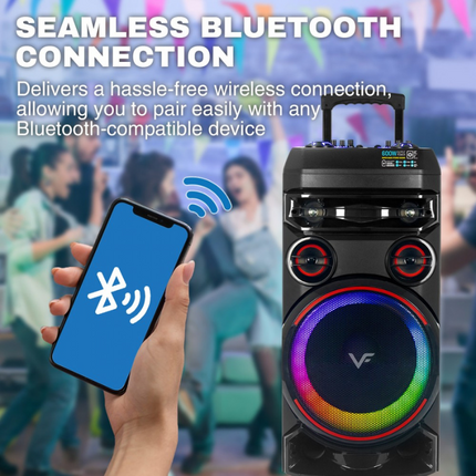 Vinnfier TANGO 313 WMU 2.1 Bluetooth Multimedia Speaker 50W RMS Output Multiple Input Options