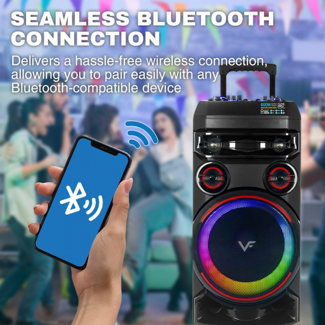 Vinnfier TANGO 313 WMU 2.1 Bluetooth Multimedia Speaker 50W RMS Output Multiple Input Options