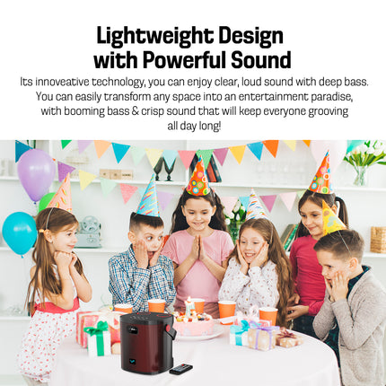 Vinnfier TANGO PRO 1 Bluetooth Portable Karaoke Speaker with 2 Wireless Microphone Support USB Drive