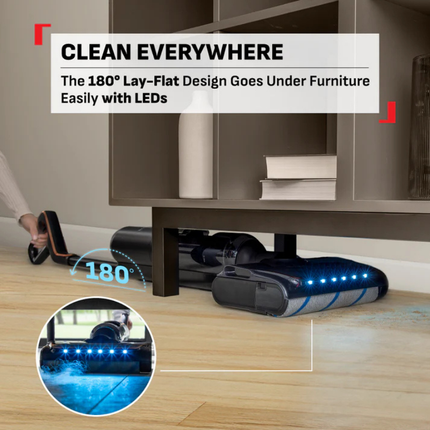 Tefal GF5736 X-Clean 7 Wet & Dry Handstick Vacuum and Mop 2-in-1 Cordless Self-Clean 50-Min Runtime