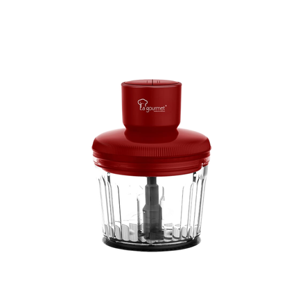 La gourmet Healthy Glass Chopper 2L - SUS304 Stainless Steel Blade, BPA Free Glass, Easy Clean, No Food Odors