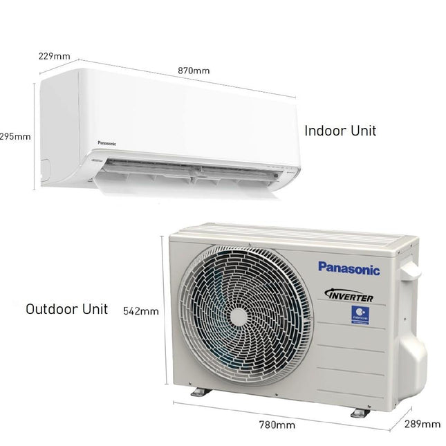 Panasonic CS-XU13ZKH X-Premium Inverter R32 XU Series Air Conditioner Aircond 1.5HP 5 Star Rating Built In Wifi CSXU13ZKH Penghawa Dingin