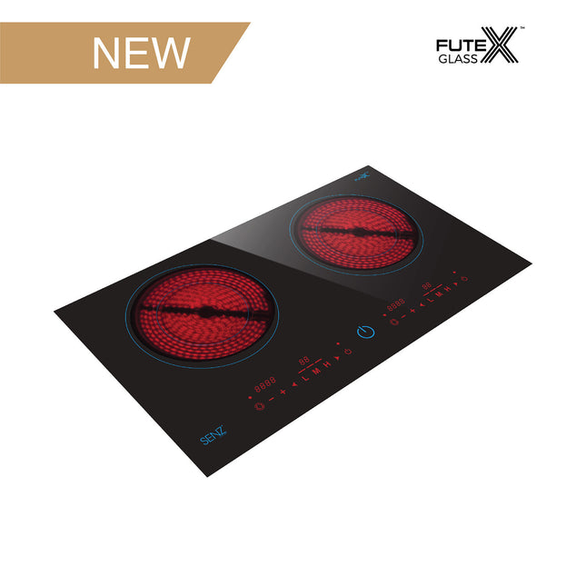Senz SZ-RC8200i Double Ceramic MultiCooker Electric Hob (2200W) - SZRC8200I