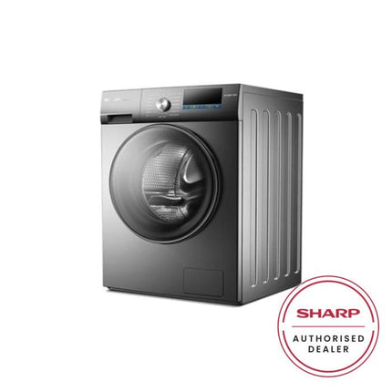 Sharp ESFX7APG Front Load Washer 7kg Inverter 3 Star Water Saving Dark Grey
