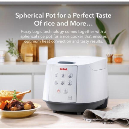 Tefal Rice Cooker 1.8L (10 Cups) RK7321 Fuzzy Logic Rice Cooker RK732167