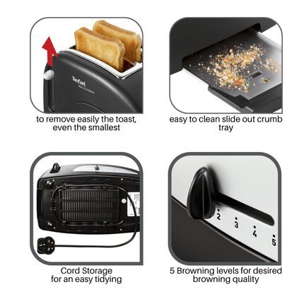 Tefal TT5528 Toast N' More Complete Breakfast Machine / TT5500 Toast N' Egg All in One Breakfast Maker Toaster