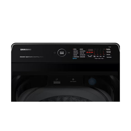 Samsung 17kg/ 19kg Laundry Top Load Washer with Ecobubble™ WA17CG6886BVFQ / WA19CG6886BVFQ (Black) | Hygiene Steam