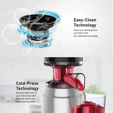 (Free Bubble Wrapping) Tefal Juice N' Clean Slow Juicer ZC420 | ZC420E65 (Cold Juicer Fruit Juicer Mixer Blender Pengisar Smoothies Ice Cream Maker 慢磨榨汁机)