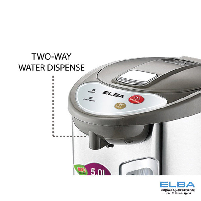 ELBA THERMO POT ETP-F5018(BR) 5.0L - Round Type Heating Element, White (5L/730W)