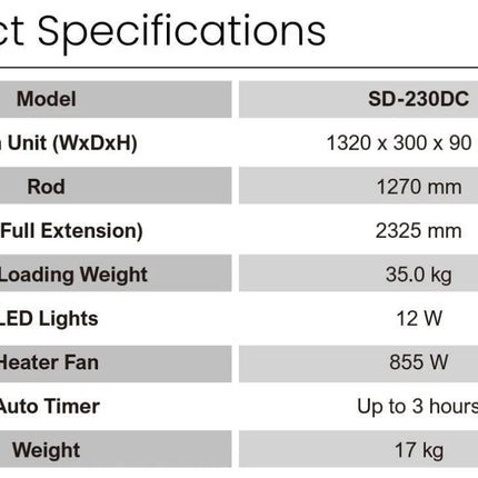 HOUM Super Dryer SD200HG / SD230DC - Capacity up to 35KG 4 Extendable Rods Minimum Electricity Consumption Dryer Machine Clothes