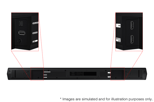 Samsung B-Series Soundbar HW-B650D 3.1ch with Sub Woofer (2024) | Dolby Audio | HW-B650D/XM
