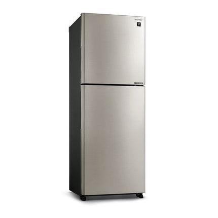 Sharp 2 Door Refrigerator SJ3822MSS 380L Silver Folio