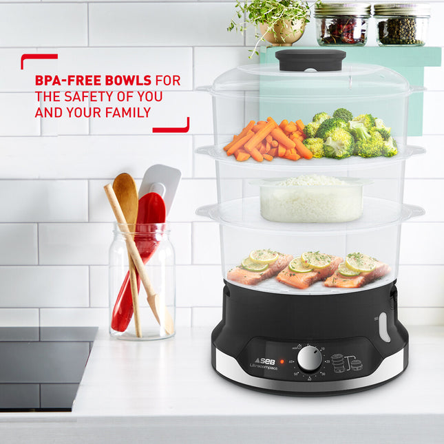 Tefal Ultracompact Steamer (BPA free) (VC2048)