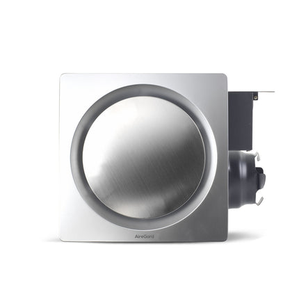 AireGard AS-6090-D1 Air Ventilation Exhaust Fan Silent Series (Silver) (Round) 80CFM 4" / 4 Inches - AS6090D1/AS-6090-D1