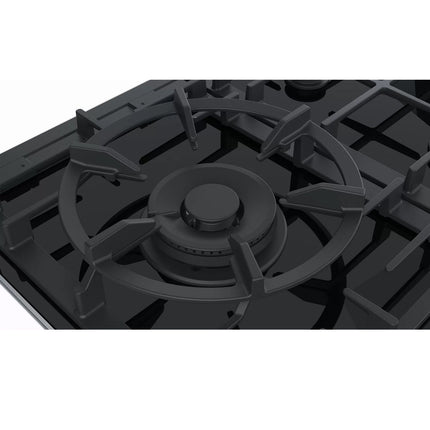 Bosch Serie 8 90cm Gas Hob PRS9A6D70 Black Ceramic 5 Gas burner PRS9A6D70 / Bosch PRS9A6B70 Terbina Dalam Dapur Gas