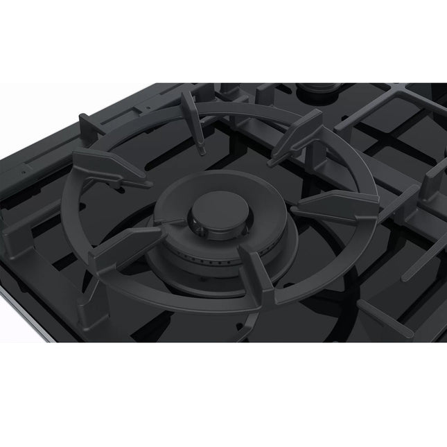 Bosch Serie 8 90cm Gas Hob PRS9A6D70 Black Ceramic 5 Gas burner PRS9A6D70 / Bosch PRS9A6B70 Terbina Dalam Dapur Gas