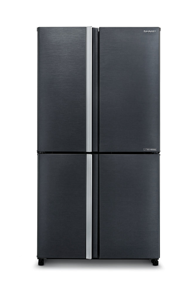 SHARP (SJF921VMSS) 750L 4 DOOR SIDE BY SIDE INVERTER PLASMACLUSTER FRIDGE