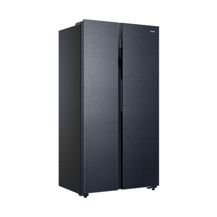 Haier 609L Side by Side Twin Inverter Refrigerator / Fridge / H-DEO Fresh / Smart Touch Control - HRF-IS609XM(BL)