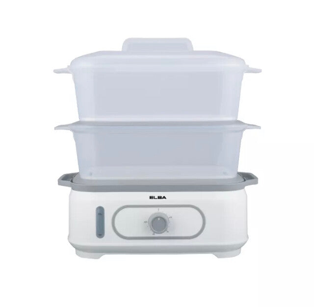 ELBA Food Steamer EFS-M2028(WH) - 2 Layer of Interchangable Steam Basket (20L)