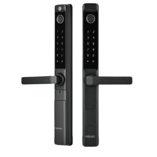 AEGLOC Digital Lever Door Lock SDL-A80 Stainless Steel Smart Digital Lock SDLA80BLK Kunci Pintu Keselamatan