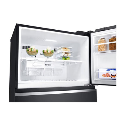 LG Fridge 2D 506L Inverter Glass Black - GNC702SGGM