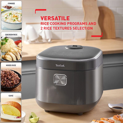 Tefal 1.8L (10 Cups) Rice Master IH Rice Cooker | RK818A65 (Baby Porridge Cooker Periuk Nasi Steamer Multi Cooker 电饭锅)