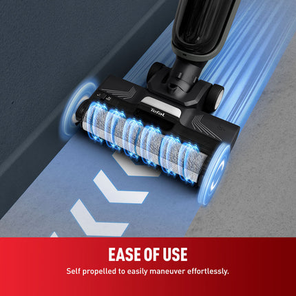 Tefal X-Clean 4 Wet & Dry Cordless Vacuum Cleaner GF5035 (Timesaving 2-in-1 Washing and Vacuum)