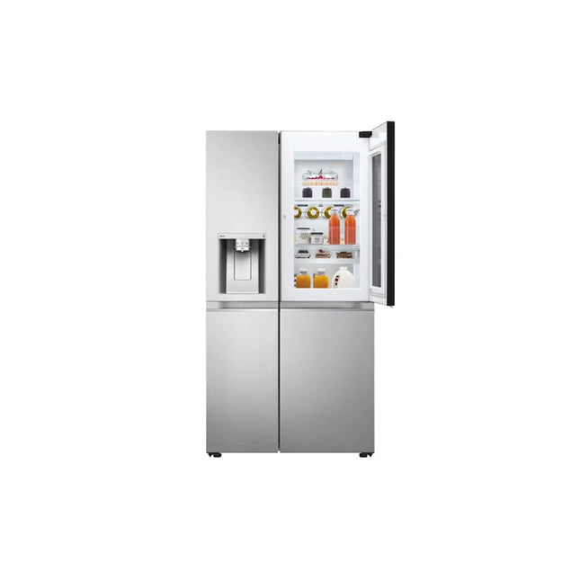 LG GC-X257CSES 674L Side-by-Side Fridge, InstaView Refrigerator Door-in-Door™ UVnano® Water Dispenser GCX257CSES