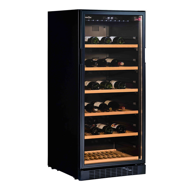 Tuscani BELLONA 110 Wine Chiller Cooler Cellar Cabinet 111 Bottles Single Zone 321L BELLONA110 Nano Air-Cycle Penyimpan Arak