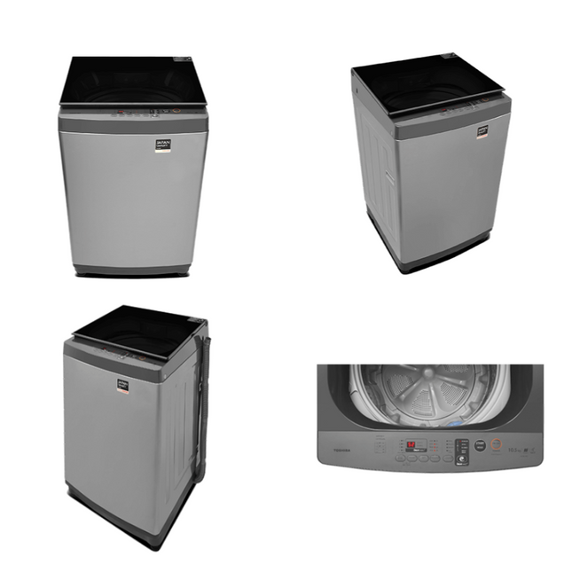 Toshiba Washing Machine (10.5KG) GREATWAVES WASHER [AW-UK1150HM(SG)] / Toshiba Washing Machine (12KG) DDM Inverter THE GREATWAVES™ Top Load Washer AW-DUK1300KM(SG)