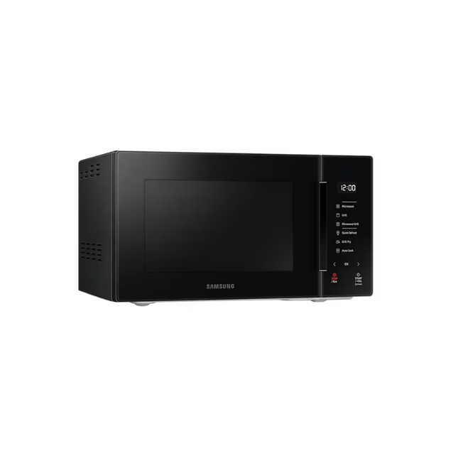 Samsung Microwave MG23T5018CK/SM Healthy Grill Fry 23L Pure Black MG23T5018CKSM Glass Touch 1200W Gelombang Mikro