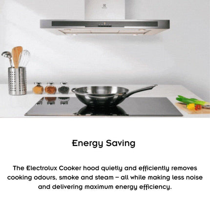Electrolux 90cm UltimateTaste 500 chimney extractor hood Stainless Steel Kitchen Hood ECT9520G EFC936GAR Cerobong Asap Dapur