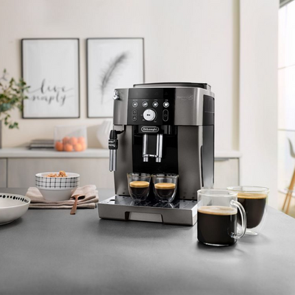 DeLonghi Magnifica S Smart Fully Automatic Espresso Coffee Machine ECAM250.33.TB Grinding Technology 15 Bar Pump Pressure ECAM220.22.GB Kopi Mesin Automatik