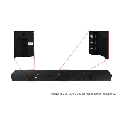 SAMSUNG HW-Q990D/XM  REPLACE HW-Q990C/XM  656 WATTS 11.1.4 CHANNEL DOLBY ATMOS SOUNDBAR  HWQ990DXM / HWQ990CXM / Q990D / Q990C