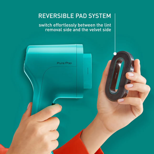 Tefal DT2024 (Teal Green) Pure Pop Handheld Garment Steamer | ESH