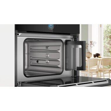NEW BOSCH SERIES 8 BUILT IN STEAMER 60 x 45 cm Black CDG714XB1