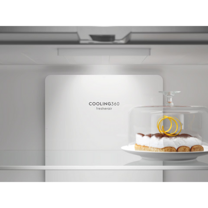 Electrolux EQE4200A-B 419L 600 Series Quad Door Refrigerator Extra-Large freezer shelf QuickChill function EQE4200AB Peti Ais