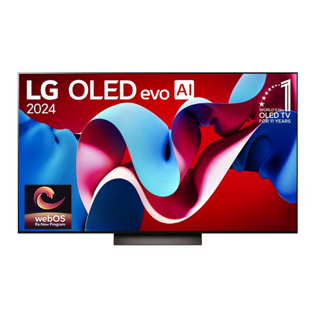 LG 65'' OLED evo OLED65C4PSA AI TV C4 144Hz Gaming Mode Dolby Vision & HDR10 4K UHD (2024) (FREE HDMI CABLE + TV BRACKET) (FREE TNG BY REDEMPTION)