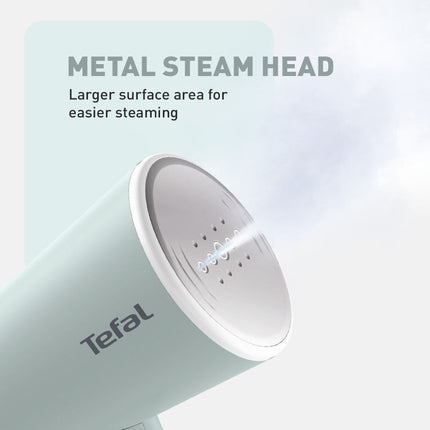 Tefal Origin Travel Handheld Garment Steamer (DT1034) (20g/min. metal soleplate. 25 seconds fast heat up. foldable)