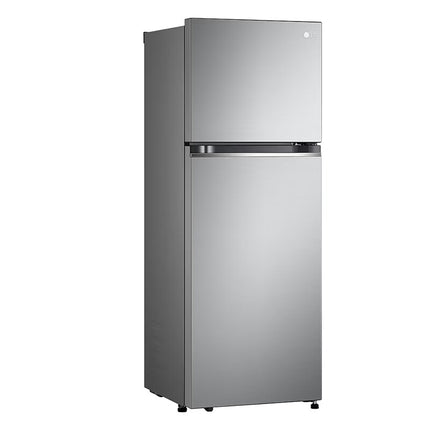 [SAVE 4.0] LG GV-B242PLGB 263L 2-Door Top Freezer Fridge in Platinum Silver Steel / GVB242PLGB