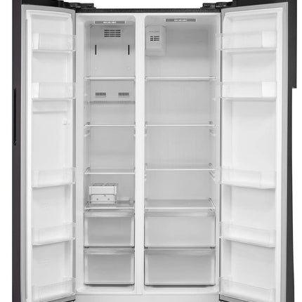 Midea 660L Side By Side White Glass Inverter Refrigerator MDRS712FIE61W Fridge - Peti Sejuk
