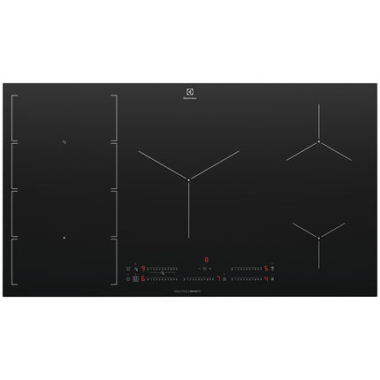 Electrolux 90cm UltimateTaste 700 Built-in Induction Hob with 5 Cooking Zones EHI977BE