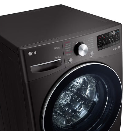 LG F2515RTGB 15KG / 8KG Washer Dryer, With AI Direct Drive TurboWash™