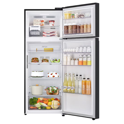 LG GN-B452PQBK 2 Door Fridge 493 Litre Capacity Linear Cooling™ GNB452PQBK Peti Ais