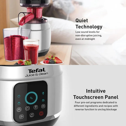 (Free Bubble Wrapping) Tefal Juice N' Clean Slow Juicer ZC420 | ZC420E65 (Cold Juicer Fruit Juicer Mixer Blender Pengisar Smoothies Ice Cream Maker 慢磨榨汁机)