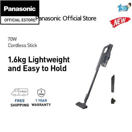 PANASONIC MC-SBM LIGHTWEIGHT CORDLESS HANDHELD STICK VACUUM CLEANER MC-SBM20HV47