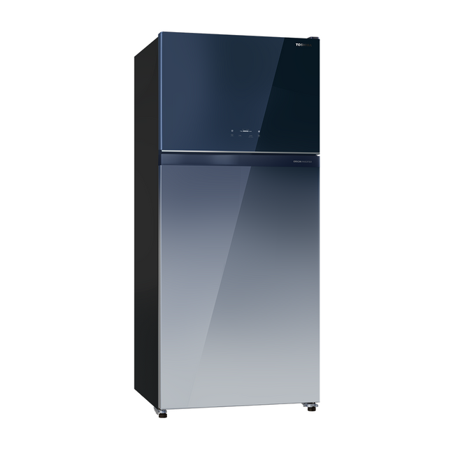 Toshiba 661L GRRT835WEP Fridge GR-RT835WE-PGY(GG) /GRRT835WEPGYGG (Blue Glass)  / GR-RT835WE-PGY(XK) / GRRT835WEPGYXK (Black) Glass door Refrigerator Peti Sejuk