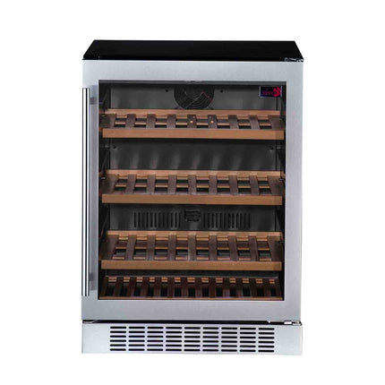 [FREE PORTABLE BLENDER] Tuscani BELLONA 45SS Wine Cellar Chiller Cooler Cabinet 42 Bottles Stainless Steel Door Single Zone 145L - BELLONA45SS