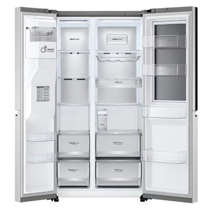 LG 655L Side by Side Fridge in Matte Black Finish GC-V257CQFW